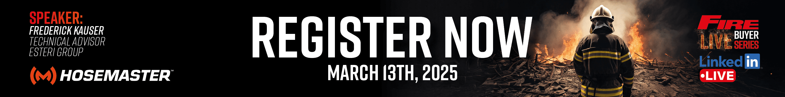 newsletter banner image for LinkedIn live Hosemaster