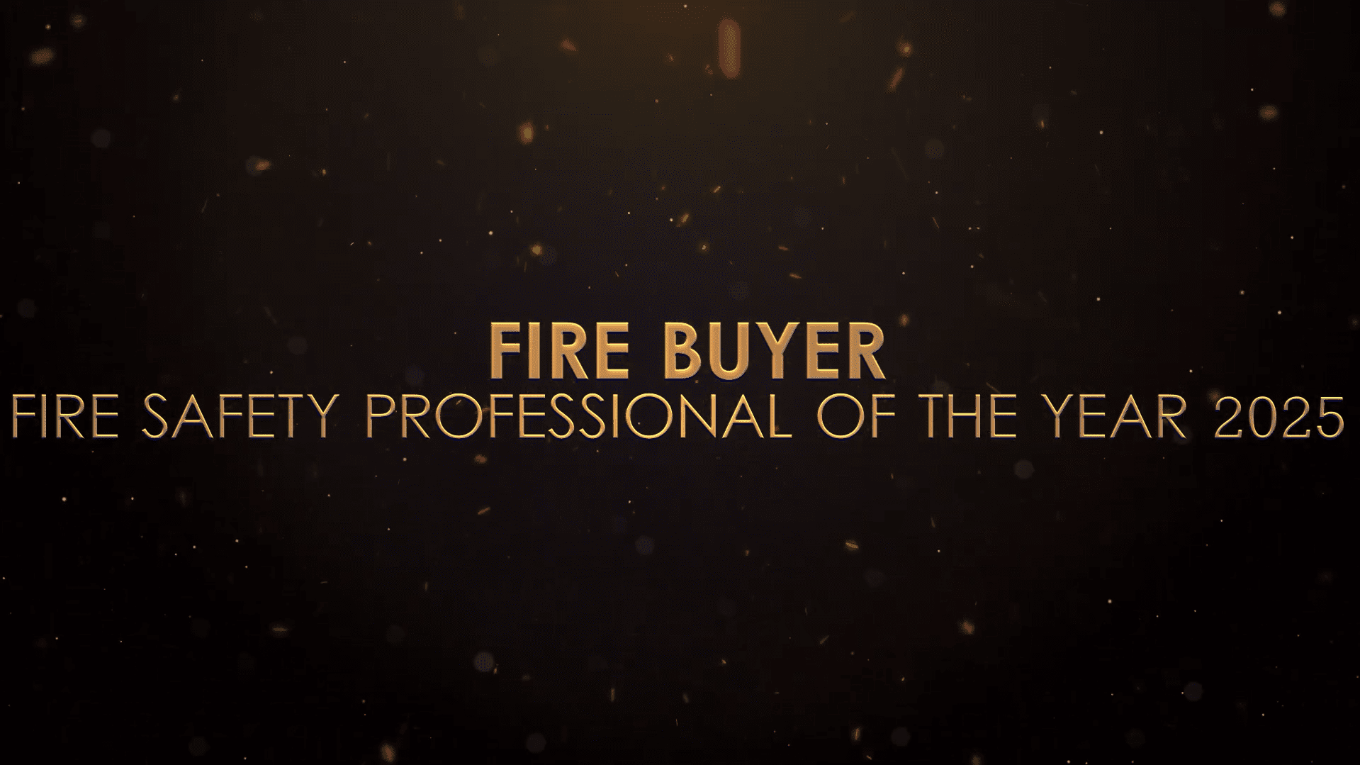 Fire Buyer Awards Professional of the Year 2025-Firebuyer.com