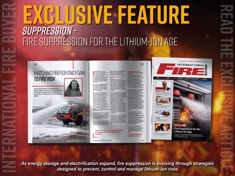 Cover story - Fire Suppression for the Lithium-Ion Age - International Fire Buyer