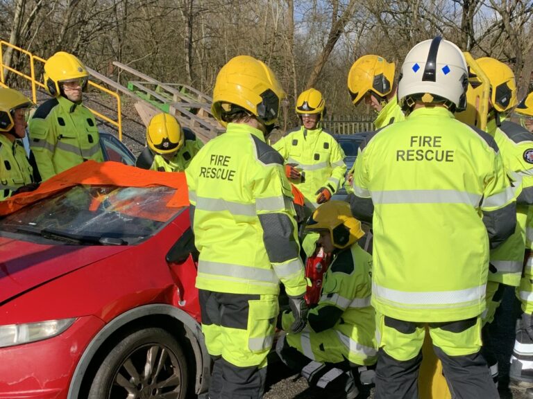 Firefighters in the North West of England wearing Ballyclare PPE - Firebuyer.com