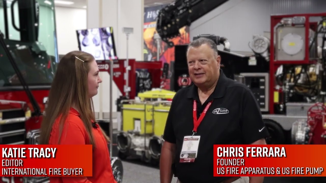 At FDIC International 2026 in Indianapolis, Katie Tracy, Editor of International Fire Buyer, talks with Chris Ferrara, Founder of US Fire Pump and US Fire Apparatus, for an in depth discussion on fire pump technology, custom fire apparatus manufacturing, and the evolving needs of modern fire departments. firebuyer.com
