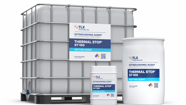 TLX Fire & Security reveals its new fire suppression solutions for lithium ion batteries through its partnership with Redline Fire Solutions