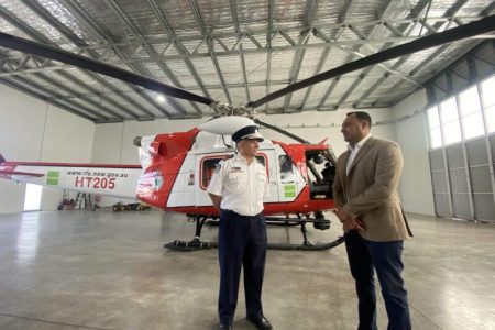 New South Wales rescue helicopter unveiled